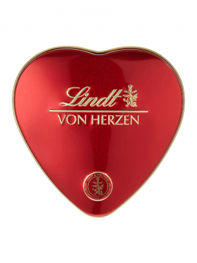 Lindt in heart shape