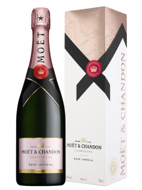 Moët&Chandon rosé champagne in giftbox