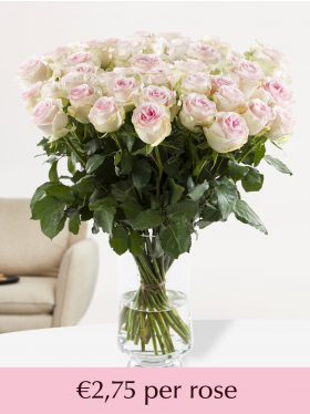 10 to 99 soft pink roses