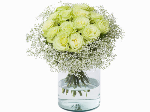 Buy green roses